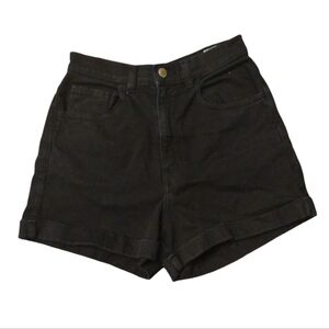 American Apparel High rise black shorts